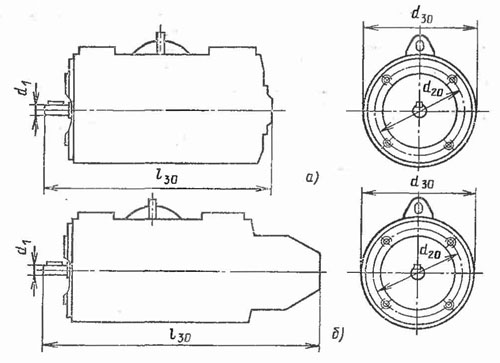Электродвигатель постоянного тока П IM381 флянец