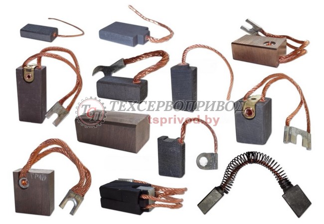 Электрощетки графитовые, электрографитовые, меднографитовые, угольнографитовые